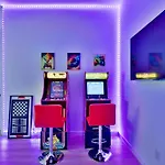 Modern Dallas Family Gem Pool Table, Arcade And More
