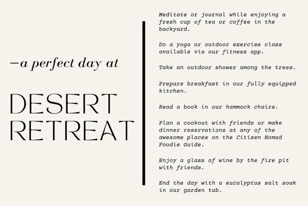 Holiday home Citizen Nomad: A Desert Retreat In The